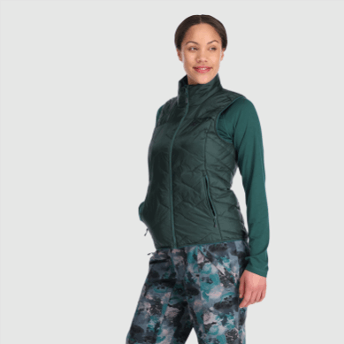 Outdoor UK Women's Superstrand Lt Vest Treeline