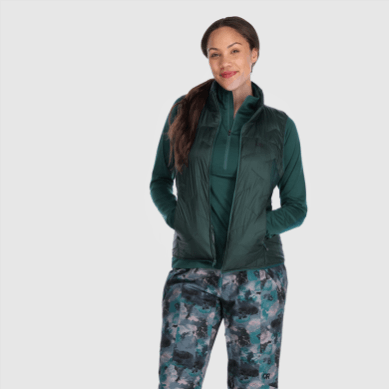 Outdoor UK Women's Superstrand Lt Vest Treeline