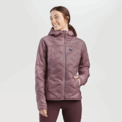 Outdoor UK Women's Superstrand Lt Hoodie-Plus Moth