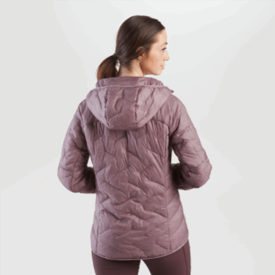 Outdoor UK Women's Superstrand Lt Hoodie-Plus Moth