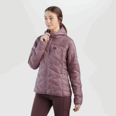 Outdoor UK Women's Superstrand Lt Hoodie-Plus Moth