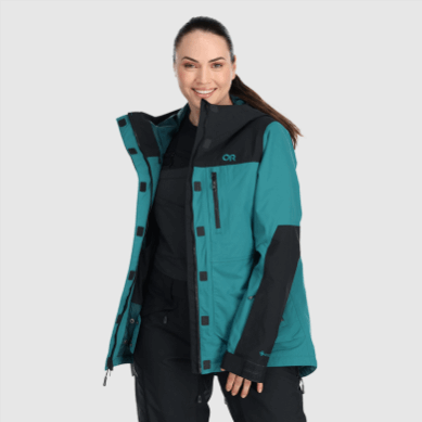 Outdoor UK Women's Kulshan Storm Jacket Deep Lake/Black