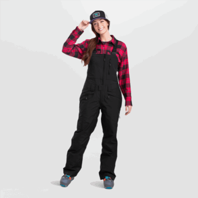 Outdoor UK Women's Kulshan Storm Bibs Black