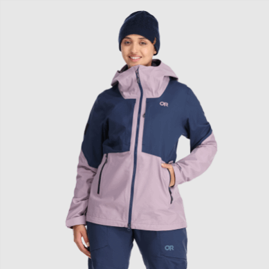 Outdoor UK Women's Skytour Ascentshell Jacket Naval Blue/Moth
