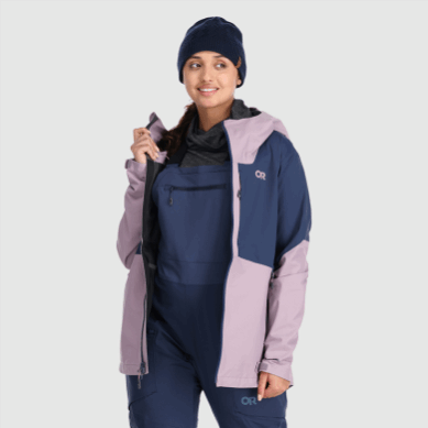 Outdoor UK Women's Skytour Ascentshell Jacket Naval Blue/Moth