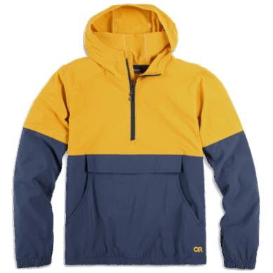 Outdoor UK Women's Ferrosi Anorak Larch/Naval Blue