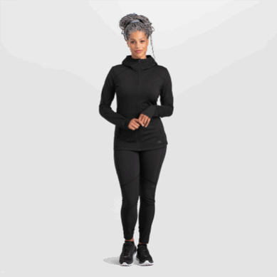 Outdoor UK Women's Melody Full Zip Hoodie Black