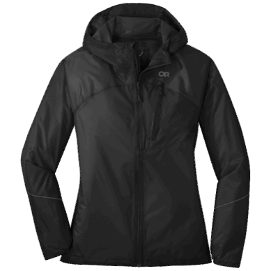 Outdoor UK Women's Helium Rain Jacket Black