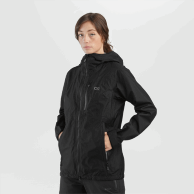 Outdoor UK Women's Helium Ascentshell Jacket Black