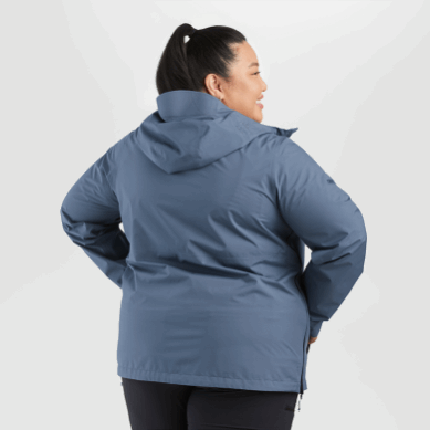 Outdoor UK Women's Aspire Ii Gore-Tex® Plus Size Rain Jacket Nimbus