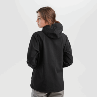 Outdoor UK Women's Dryline Rain Jacket Black