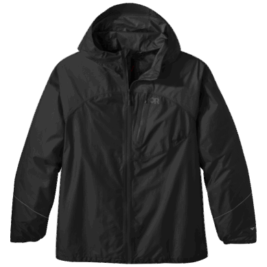 Outdoor UK Women's Helium Rain Plus Size Jacket Black