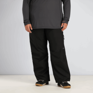 Outdoor UK Women's Aspire Rain Plus Size Pants Black