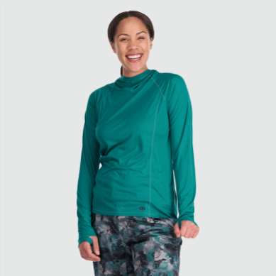 Outdoor UK Women's Echo Hoodie Deep Lake