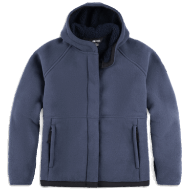 Outdoor UK Women's Juneau Fleece Hoodie Naval Blue