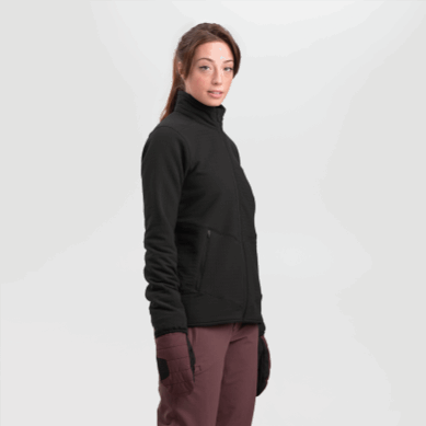 Outdoor UK Women's Vigor Plus Fleece Jacket Black