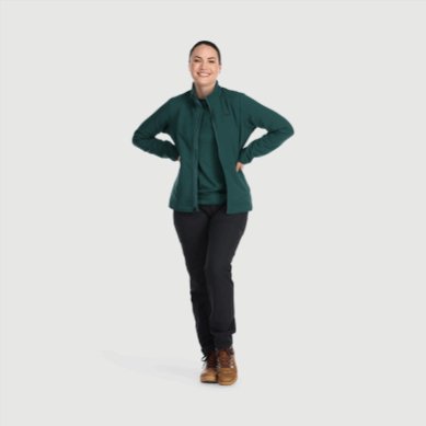 Outdoor UK Women's Vigor Plus Fleece Jacket Treeline