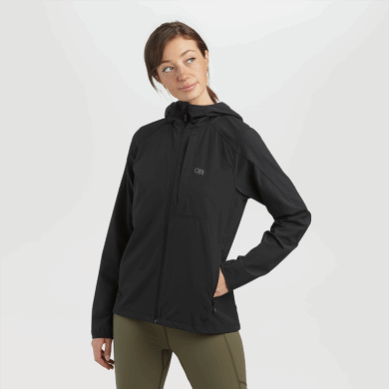 Outdoor UK Women's Ferrosi Hoodie Black