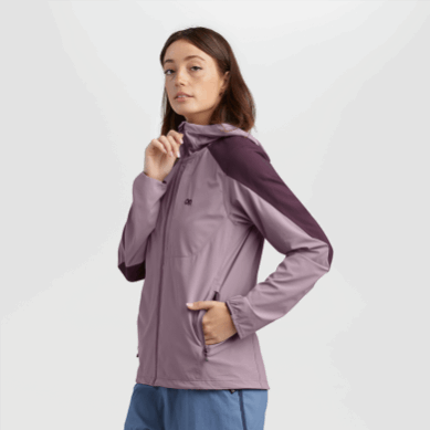Outdoor UK Women's Ferrosi Hoodie Moth/Elk