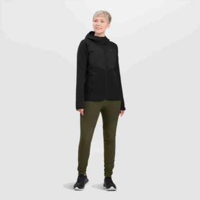 Outdoor UK Women's Vigor Plus Fleece Hoodie Black