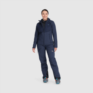 Outdoor UK Women's Vigor Plus Fleece Hoodie Naval Blue