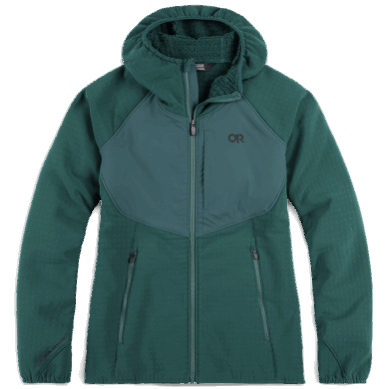 Outdoor UK Women's Vigor Plus Fleece Hoodie Treeline