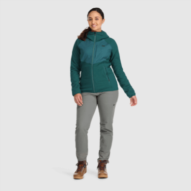 Outdoor UK Women's Vigor Plus Fleece Hoodie Treeline