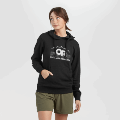 Outdoor UK Advocate Hoodie Black/White