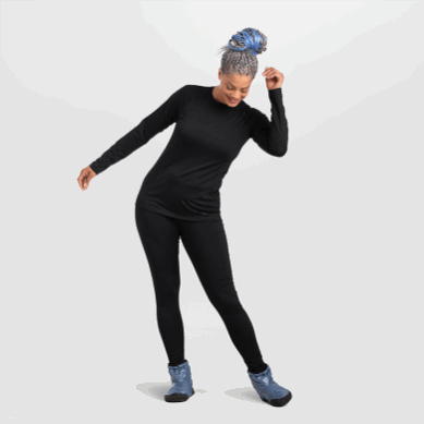 Outdoor UK Women's Alpine Onset Merino Bottoms Black