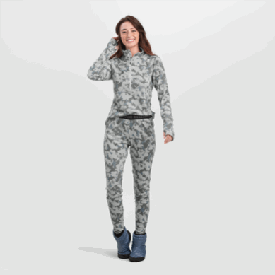 Outdoor UK Women's Alpine Onset Merino Bottoms Snow Camo