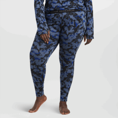 Outdoor UK Women's Alpine Onset Merino Bottoms Naval Blue Camo
