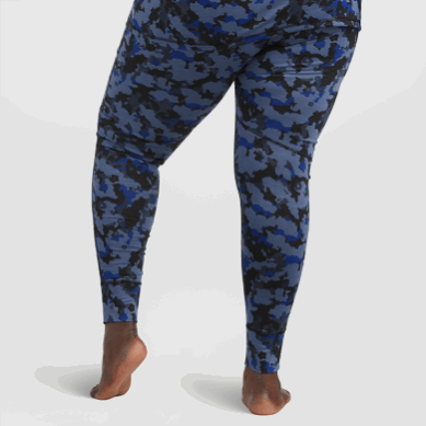 Outdoor UK Women's Alpine Onset Merino Bottoms Naval Blue Camo