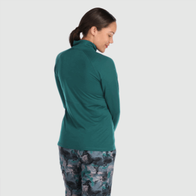 Outdoor UK Women's Alpine Onset Merino Half Zip Treeline