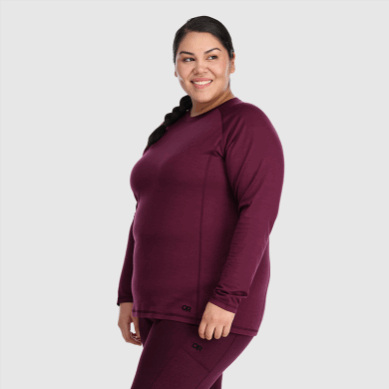Outdoor UK Women's Alpine Onset Merino Crew Kalamata