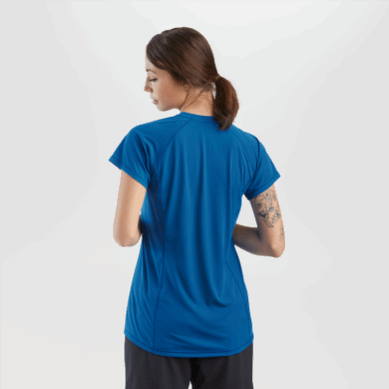 Outdoor UK Women's Echo T-Shirt Classic Blue