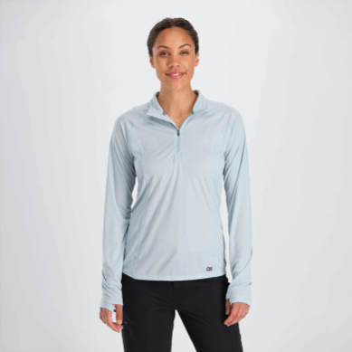 Outdoor UK Women's Echo Quarter Zip Arctic