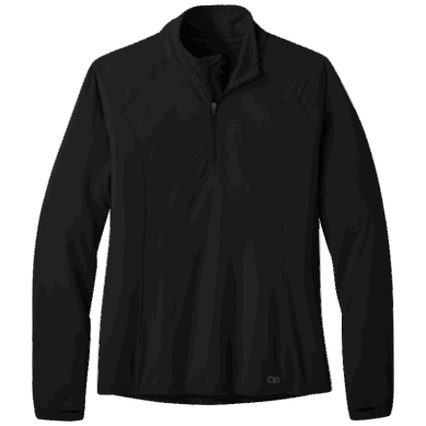 Outdoor UK Women's Echo Quarter Zip Black