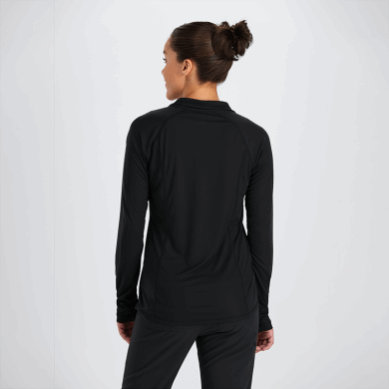 Outdoor UK Women's Echo Quarter Zip Black