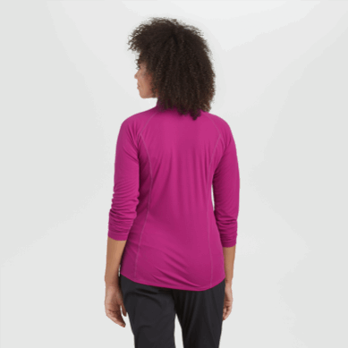 Outdoor UK Women's Echo Quarter Zip Fuchsia
