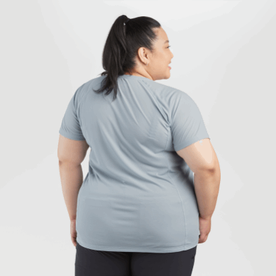 Outdoor UK Women's Echo Plus Size T-Shirt Arctic