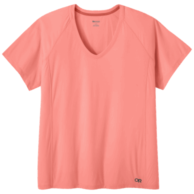 Outdoor UK Women's Echo Plus Size T-Shirt Guava