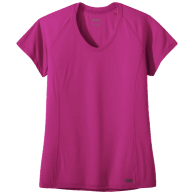 Outdoor UK Women's Echo Plus Size T-Shirt Fuchsia