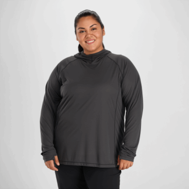 Outdoor UK Women's Echo Plus Size Hoodie Storm