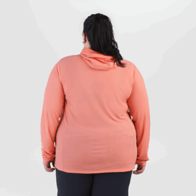 Outdoor UK Women's Echo Plus Size Hoodie Guava