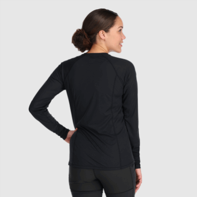 Outdoor UK Women's Echo Long Sleeve Tee Black