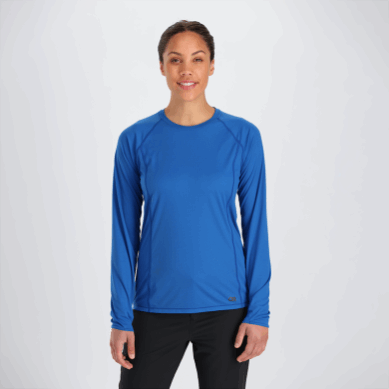 Outdoor UK Women's Echo Long Sleeve Tee Classic Blue
