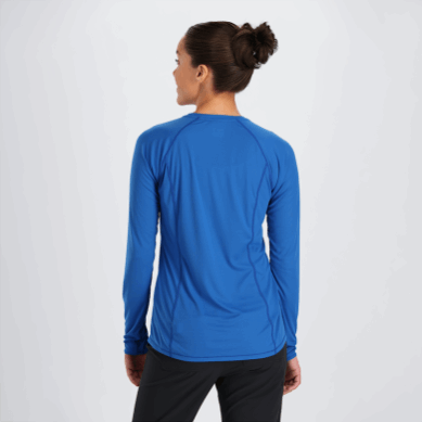 Outdoor UK Women's Echo Long Sleeve Tee Classic Blue