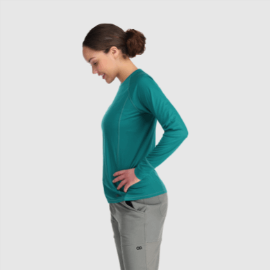 Outdoor UK Women's Echo Long Sleeve Tee Deep Lake