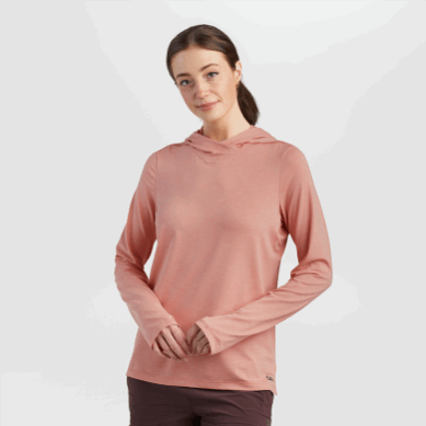 Outdoor UK Women's Activeice Spectrum Sun Hoodie Guava Heather