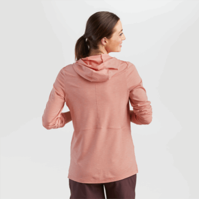 Outdoor UK Women's Activeice Spectrum Sun Hoodie Guava Heather